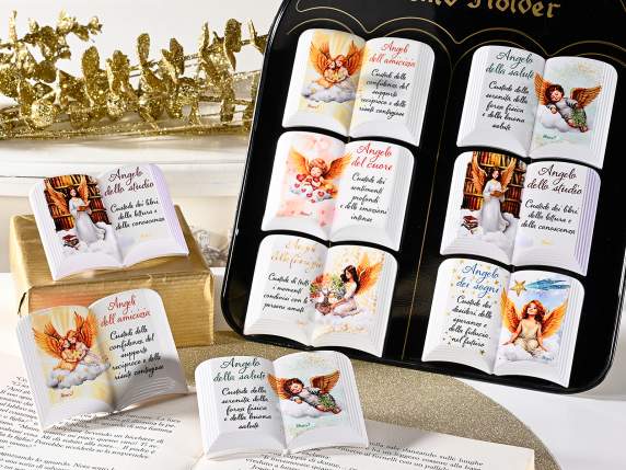 Angel Messages Book Ceramic Magnet