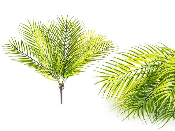Artificial palm leaf branch