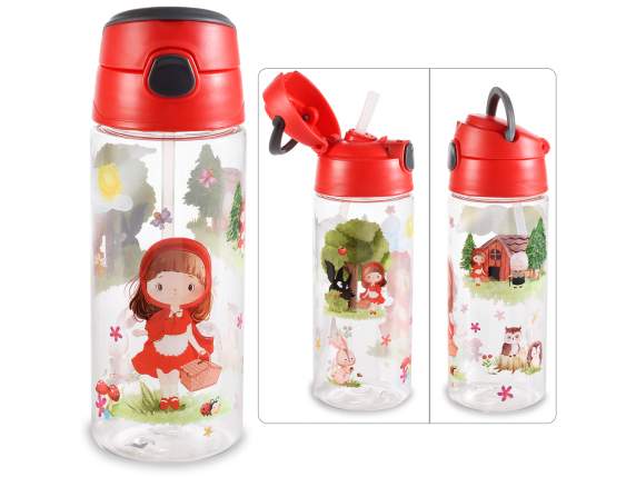 500ml Tritan bottle, built-in straw and handle