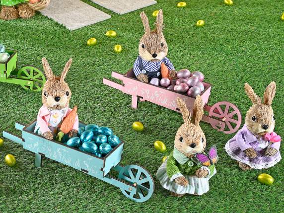Natural fiber bunny