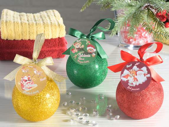 Glitter Christmas Ball with Scented Shower Gel 240ml