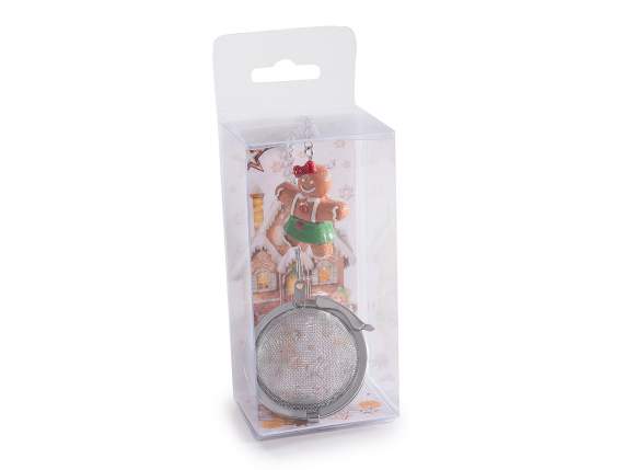 Food grade stainless steel infuser resin Christmas decors