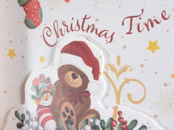 Christmas photo-message frame to hang