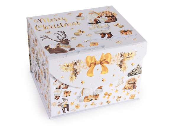 Christmas porcelain mug gift box, 350 ml
