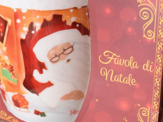 Porcelain mug Christmas fairy tale in gift box