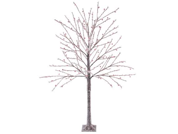 Tree 1.50m 280 LED, 70 branches with glass crystals