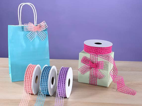 Colorful mesh ribbon