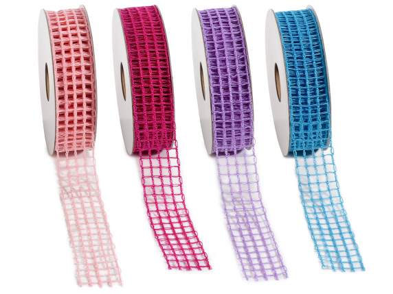 Colorful mesh ribbon