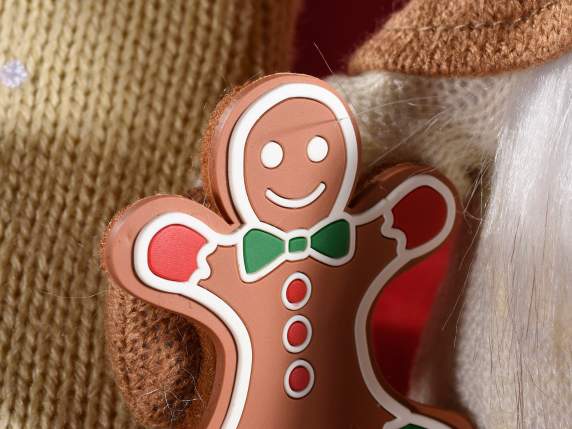 Santa and Mrs. Claus long legs in fabric