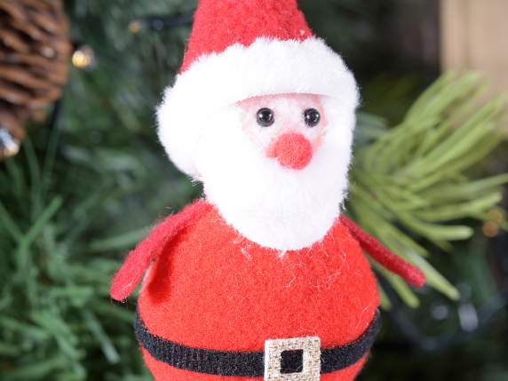 Personaje navideño en tela para colgar