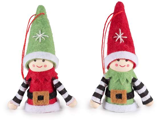 Cloth elf to hang or place
