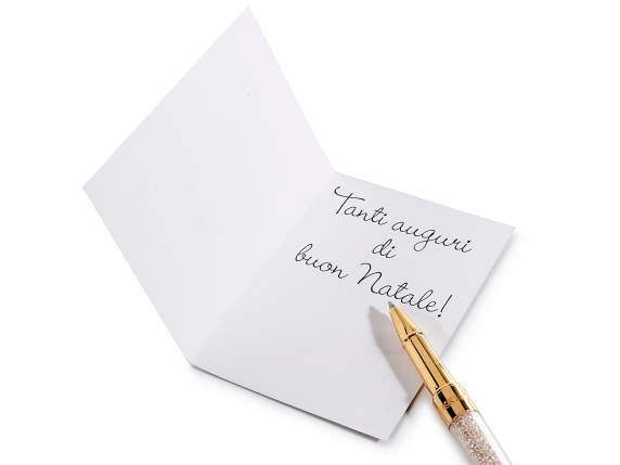 Greeting card funny Christmas phrase, 3D decoration