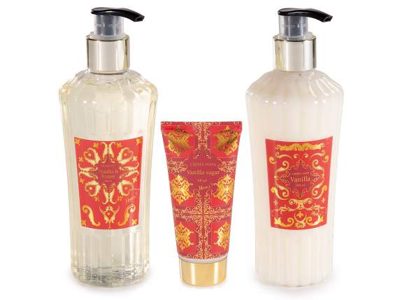 Christmas gift pack with 3 body products