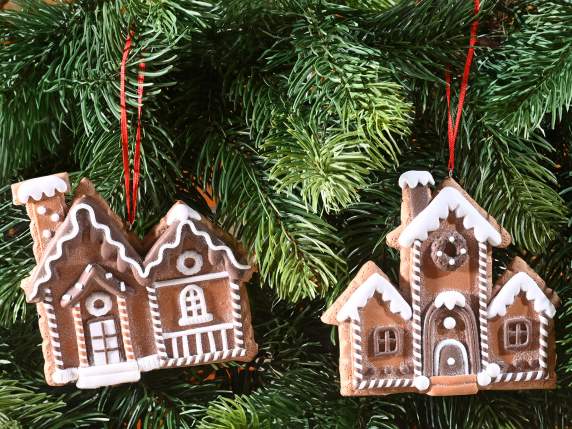 Colorful resin house decoration to hang