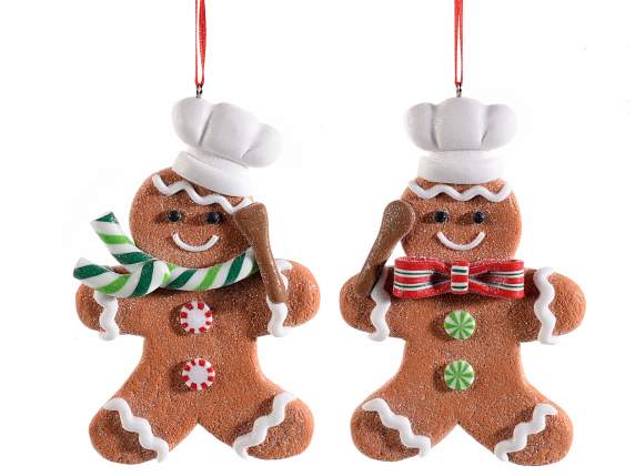 Gingerbread cook paste resin sugar effect to hang