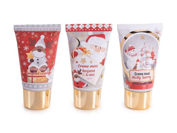 25 ml hand cream in a Christmas character packaging