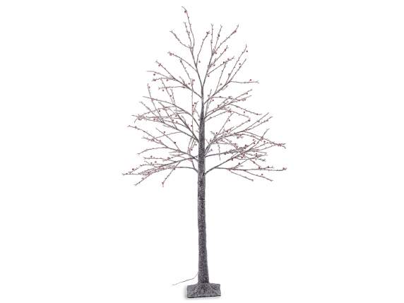 Tree 1.80m 380 LED, 95 branches with glass crystals