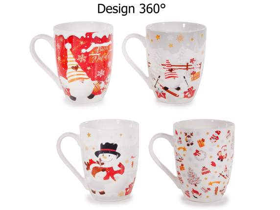Christmas porcelain mug 300 ml