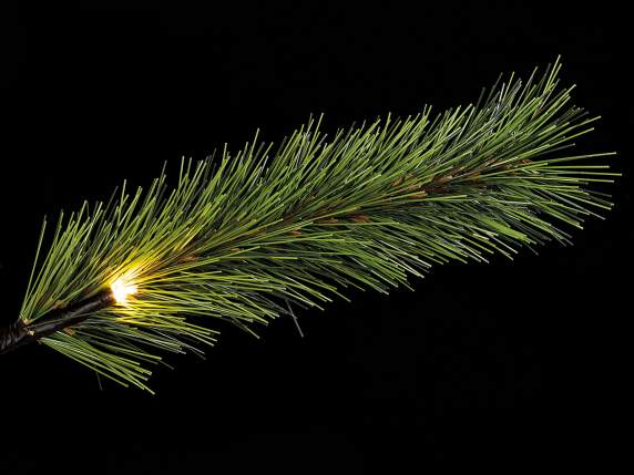 Christmas pine tree 1.60 m high, 128 warm white LEDs