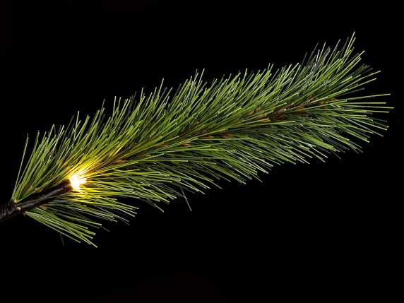 Christmas pine tree 1.80 m high, 160 warm white LED lights,