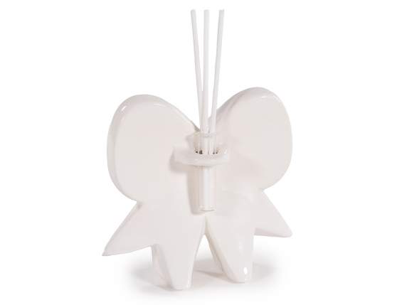 Porcelain bow to be placed with a stick for perfuming