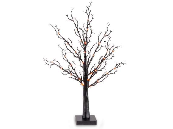 Tree cm 60 H with 40 orange LEDs, 10 branches