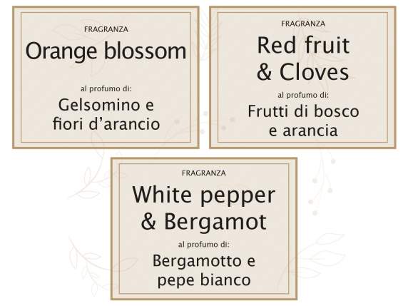 Scented candle in colored glass ball jar