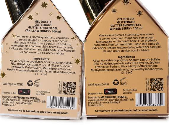 Christmas Gift Set with 100ml Glitter Shower Gel