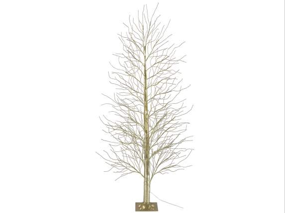 Diamond 2.40H gold tree lights, 2000 warm white LEDs, 320 br
