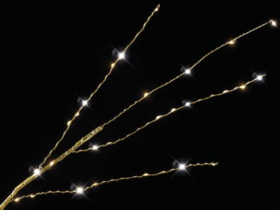 Diamond 2.40H gold tree lights, 2000 warm white LEDs, 320 br