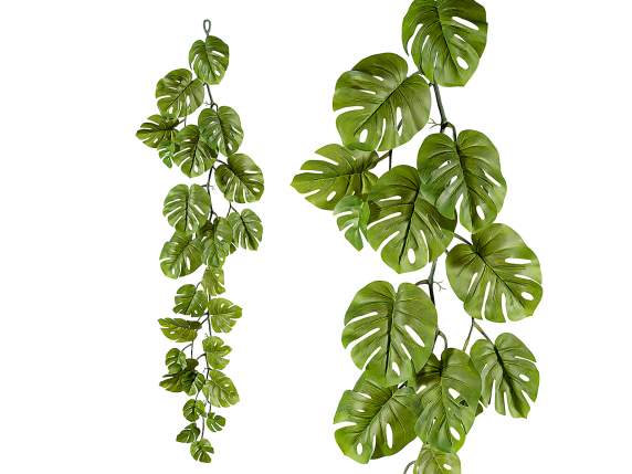 Artificial Tropical Leaf Garland Branch for Hanging