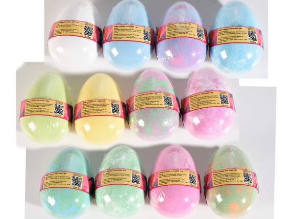 Egg shaped bath bomb 180g with dinosaur surprise