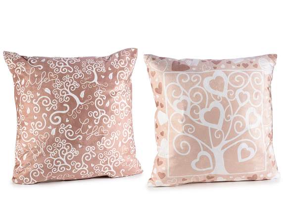 Removable padded cushion with LED lights