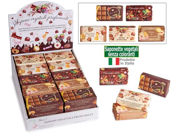 150g vegetable chocolate soap without colourants