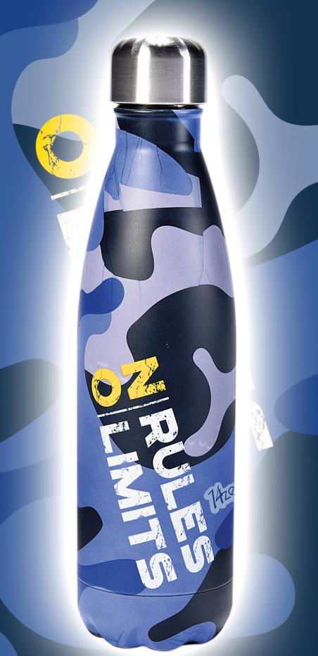 Botella térmica-termo de acero inoxidable mate de 500 ml