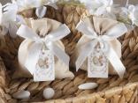 Confirmation favor with confetti bag