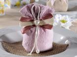 Elegante rosa Tasche, raffiniertes Hochzeitsgesche