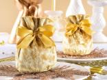 Gold wedding favor bag Gold wedding favor bag