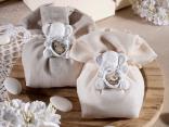 Porte-bonbons avec confettis et petit éléphant Porte-bonbons avec confettis et petit éléphant