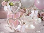 Recuerdo de boda con corazón