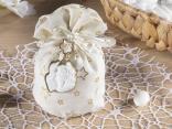 Sacchetti bomboniere con medaglietta