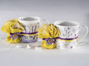Bomboniera tazza tema lavanda