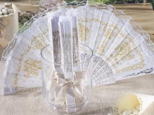 Bomboniera ventaglio matrimonio estivo elegante