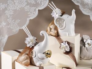 Bombonière parfumée de naissance éléphant