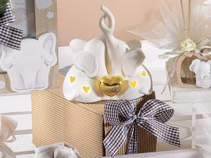 Ceramic decorations for wedding favors
