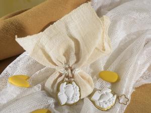 Favor bags with decoration for communion
