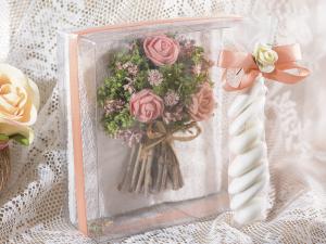 Fleurs séchées pour faire-part de mariage