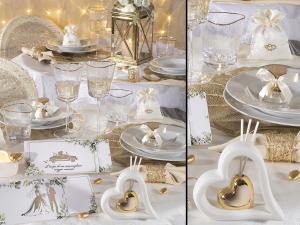 Idee allestimento nozze e matrimoni oro