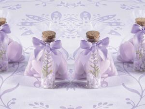 Lavendel-Konfetti-Reagenzglas, Essenz der Ruhe
