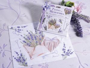 Lavender microfibre cloth: original wedding favor